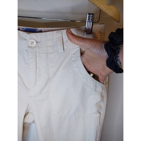 SUNDANCE Women's Khaki Chino Pants P6 Cotton Casual Preppy Neutral - Picture 2 of 10